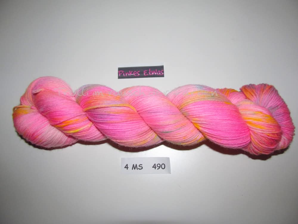Fine Merino Socks (4FMS), handgefärbte Sockenwolle 4-fach 100g