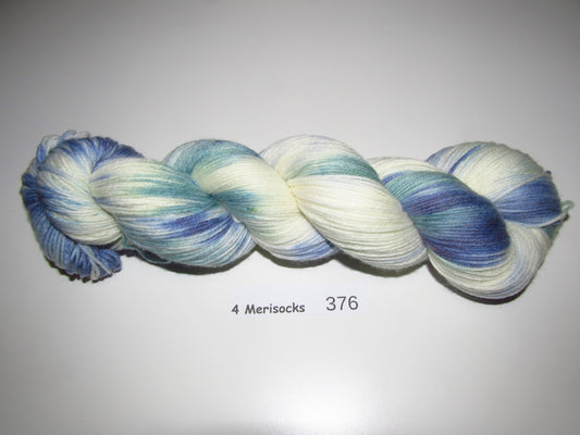 Fine Merino Socks (4FMS), handgefärbte Sockenwolle 4-fach 100g
