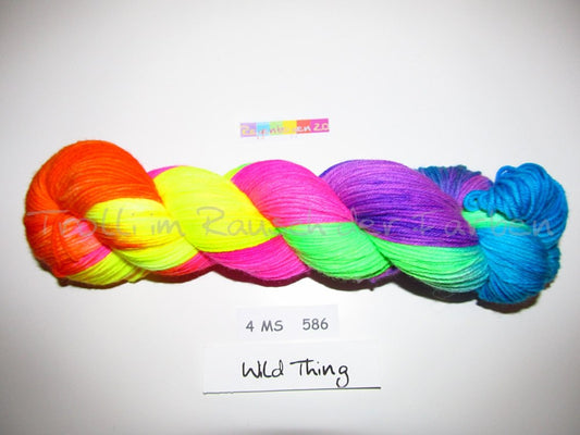 Fine Merino Socks (4FMS), handgefärbte Sockenwolle 4-fach 100g