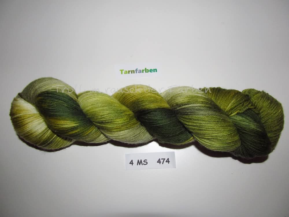 Fine Merino Socks (4FMS), handgefärbte Sockenwolle 4-fach 100g