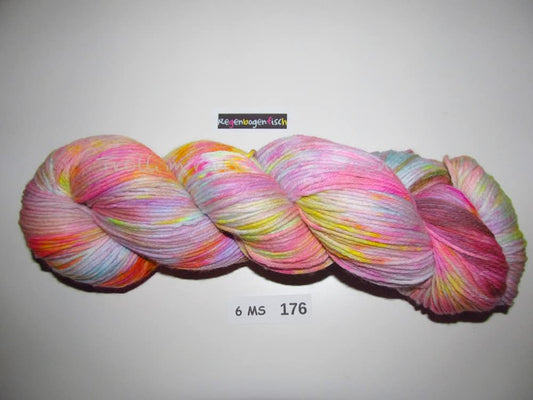 Fine Merino Socks (6FMS), handgefärbte Sockenwolle 6-fach 150g