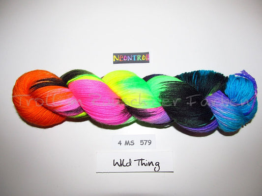 Fine Merino Socks (4FMS), handgefärbte Sockenwolle 4-fach 100g