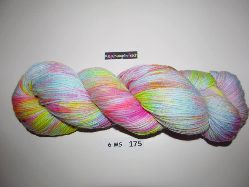 Fine Merino Socks (6FMS), handgefärbte Sockenwolle 6-fach 150g