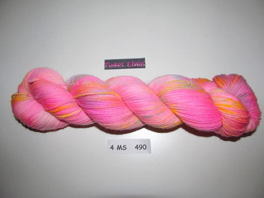 Fine Merino Socks (4FMS), handgefärbte Sockenwolle 4-fach 100g