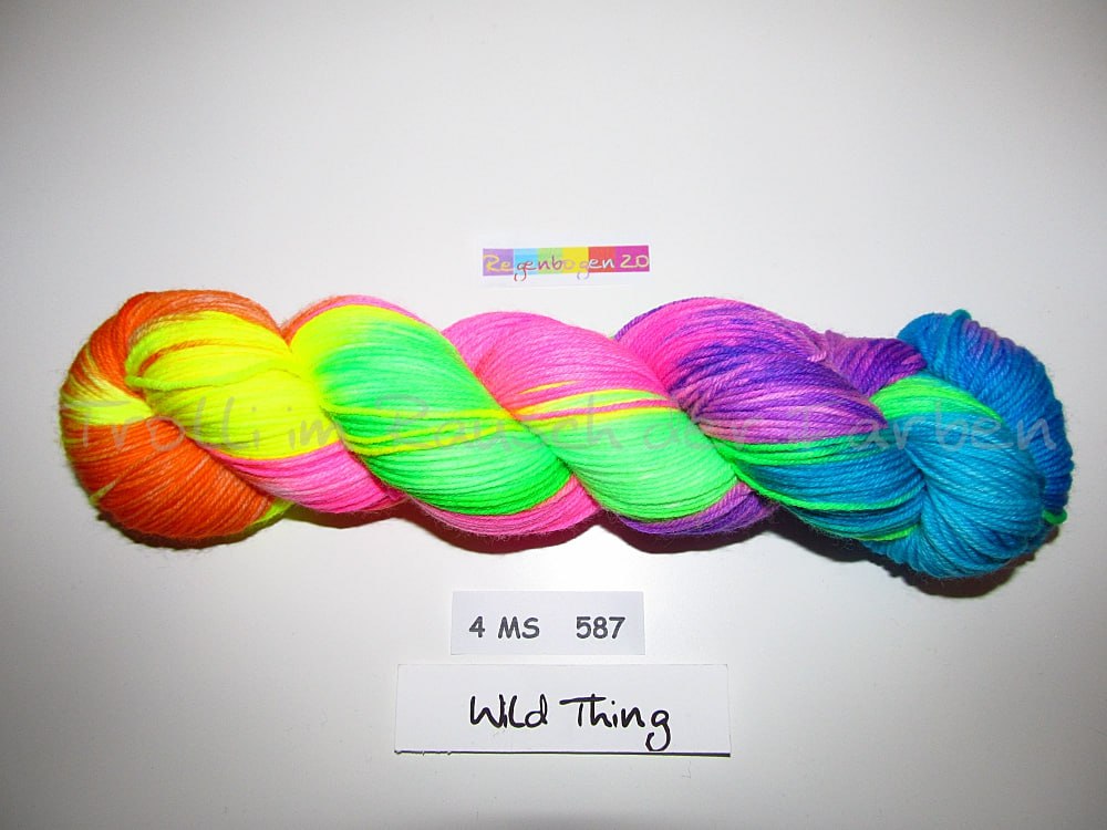 Fine Merino Socks (4FMS), handgefärbte Sockenwolle 4-fach 100g