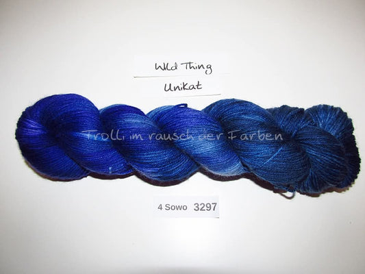 Handgefärbte Sockenwolle (4Sowo) 4-fach 100g