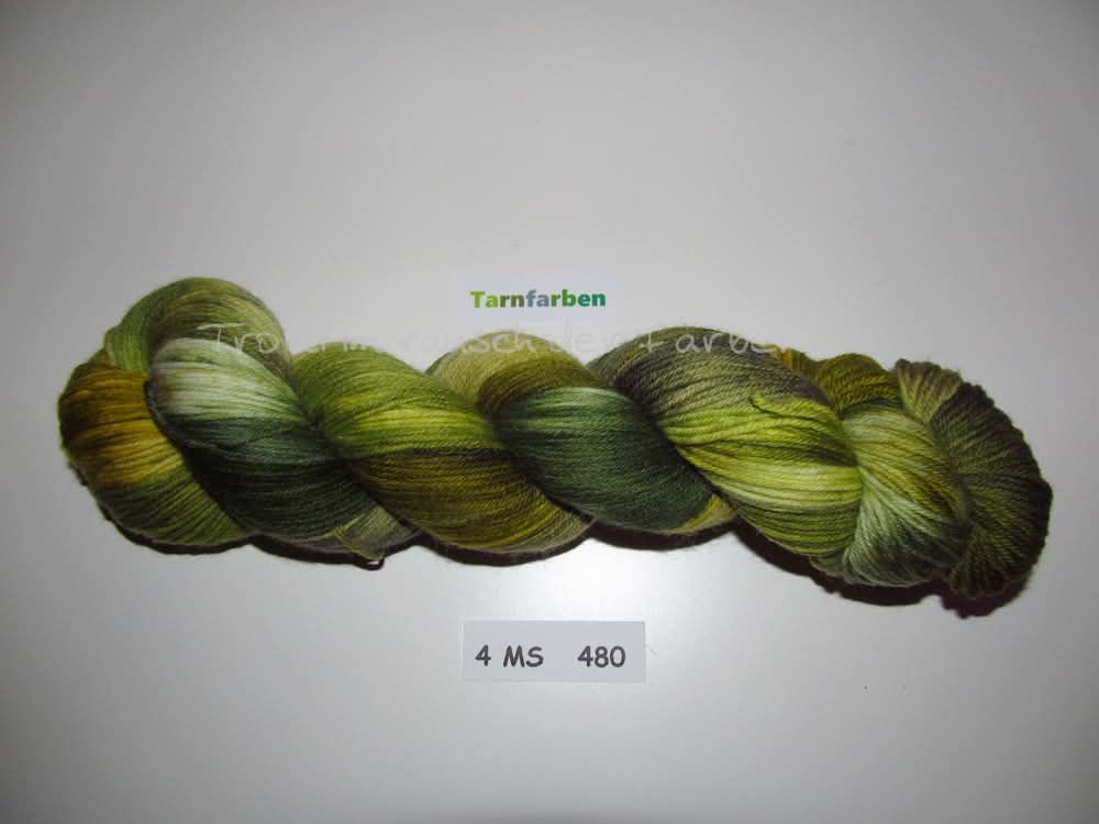 Fine Merino Socks (4FMS), handgefärbte Sockenwolle 4-fach 100g