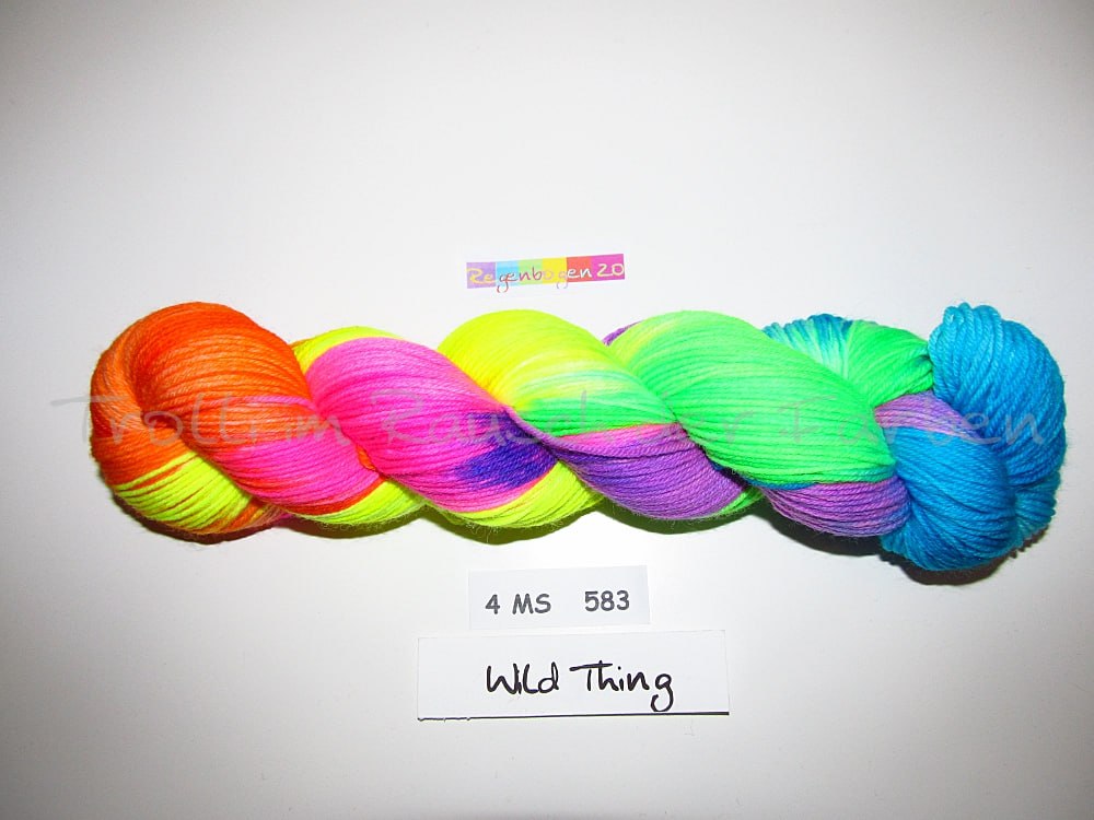 Fine Merino Socks (4FMS), handgefärbte Sockenwolle 4-fach 100g