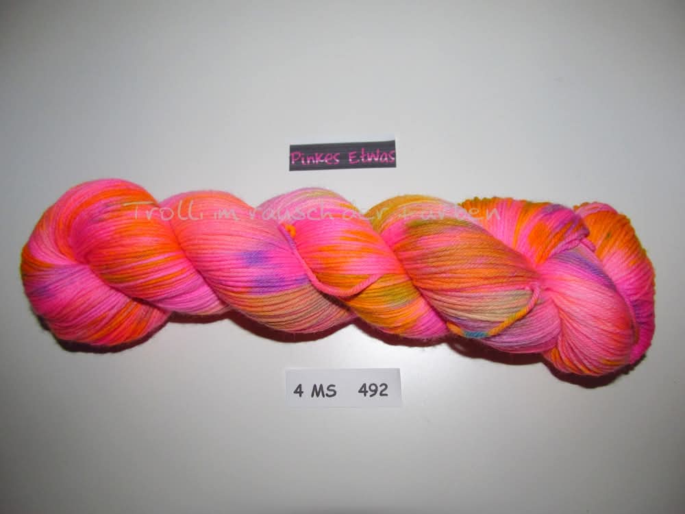 Fine Merino Socks (4FMS), handgefärbte Sockenwolle 4-fach 100g