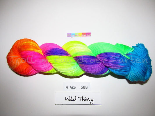 Fine Merino Socks (4FMS), handgefärbte Sockenwolle 4-fach 100g