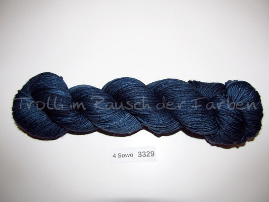 Handgefärbte Sockenwolle (4Sowo) 4-fach 100g