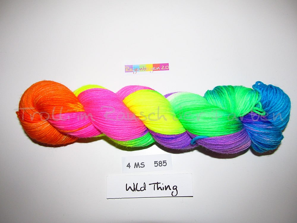 Fine Merino Socks (4FMS), handgefärbte Sockenwolle 4-fach 100g